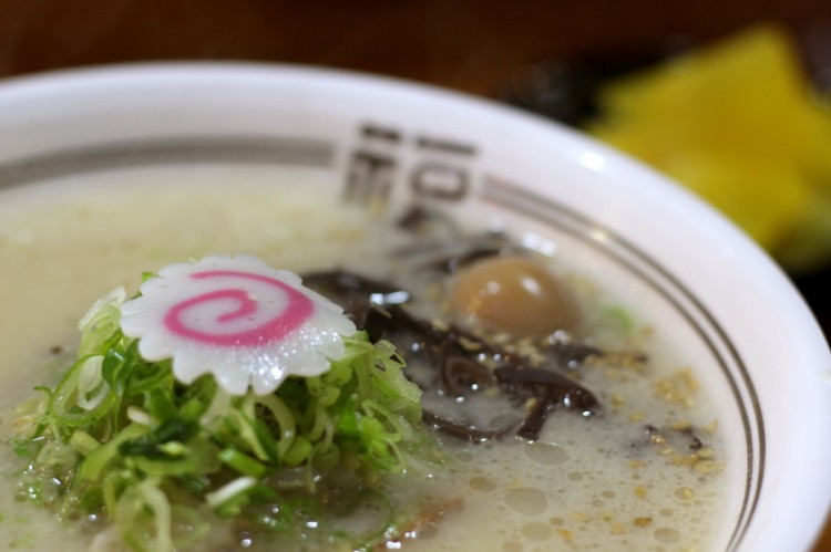 豚骨ラーメンです。