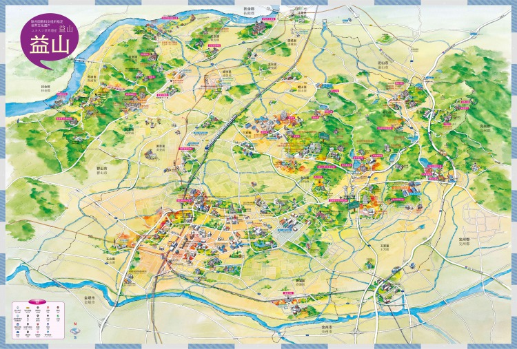 益山(익산/イクサン)日本語地図