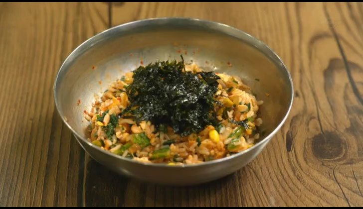 刻み海苔がビビンバをよりおいしくする<br />ドラマ「孤独のグルメ」 刻み海苔がビビンバをよりおいしくする<br />ドラマ「孤独のグルメ」