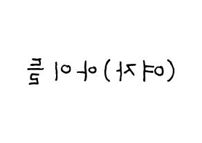 KPOP (G)I-DLE((여자)아이들、(ヨジャ)アイドゥル) k-pop ファンサ ボード 型紙 左右反転