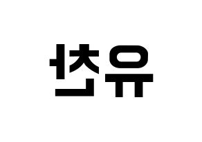 KPOP A.C.E(에이스、エース) 찬 (チャン) k-pop アイドル名前 ファンサボード 型紙 左右反転