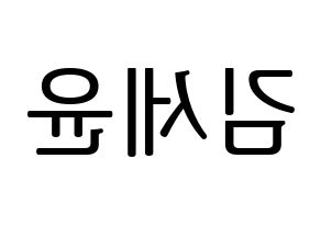 KPOP A.C.E(에이스、エース) 와우 (ワウ) プリント用応援ボード型紙、うちわ型紙　韓国語/ハングル文字型紙 左右反転