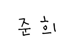 KPOP A.C.E(에이스、エース) 준 (パク・ジュニ, ジュン) 無料サイン会用、イベント会用応援ボード型紙 通常