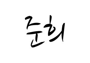 KPOP A.C.E(에이스、エース) 준 (ジュン) k-pop 応援ボード メッセージ 型紙 通常