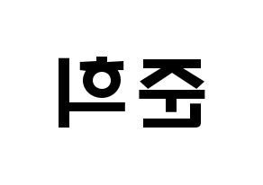 KPOP A.C.E(에이스、エース) 준 (パク・ジュニ, ジュン) 応援ボード、うちわ無料型紙、応援グッズ 左右反転