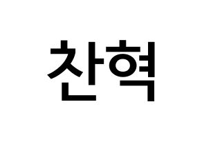 KPOP AKMU(악동뮤지션、アクドンミュージシャン) 이찬혁 (イ・チャンヒョク, イ・チャンヒョク) 無料サイン会用、イベント会用応援ボード型紙 通常