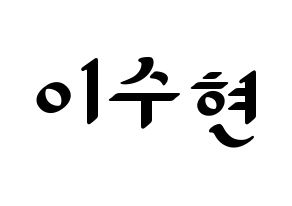 KPOP AKMU(악동뮤지션、アクドンミュージシャン) 이수현 (イ・スヒョン) 応援ボード ハングル 型紙  通常