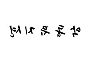 KPOP歌手 AKMU(악동뮤지션、アクドンミュージシャン) 応援ボード型紙、うちわ型紙　韓国語/ハングル文字 左右反転