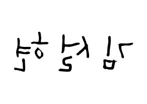 KPOP AOA(에이오에이、エイオーエイ) 설현 (キム・ソリョン, ソリョン) 無料サイン会用、イベント会用応援ボード型紙 左右反転