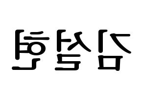 KPOP AOA(에이오에이、エイオーエイ) 설현 (ソリョン) プリント用応援ボード型紙、うちわ型紙　韓国語/ハングル文字型紙 左右反転