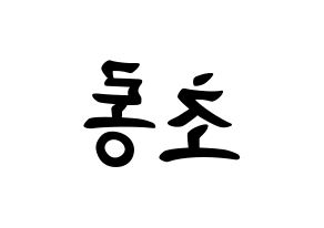 KPOP Apink(에이핑크、エーピンク) 박초롱 (パク・チョロン, パク・チョロン) k-pop アイドル名前　ボード 言葉 左右反転