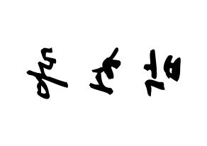KPOP Apink(에이핑크、エーピンク) 박초롱 (パク・チョロン, パク・チョロン) 応援ボード、うちわ無料型紙、応援グッズ 左右反転