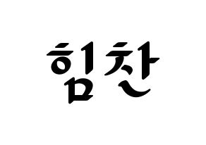 KPOP B.A.P(비에이피、ビーエイピー) 힘찬 (ヒムチャン) 応援ボード ハングル 型紙  通常