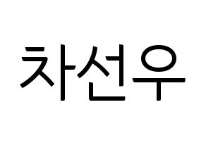 KPOP B1A4(비원에이포、ビーワンエーフォー) 바로 (バロ) コンサート用　応援ボード・うちわ　韓国語/ハングル文字型紙 通常