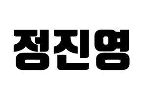 KPOP B1A4(비원에이포、ビーワンエーフォー) 진영 (ジニョン) コンサート用　応援ボード・うちわ　韓国語/ハングル文字型紙 通常