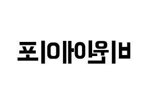 KPOP B1A4(비원에이포、ビーワンエーフォー) k-pop ファンサ ボード 型紙 左右反転