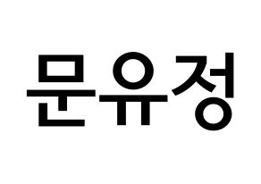 KPOP Berry Good(베리굿、ベリー・グッド) 고운 (ムン・ユジョン, ゴウン) 無料サイン会用、イベント会用応援ボード型紙 通常