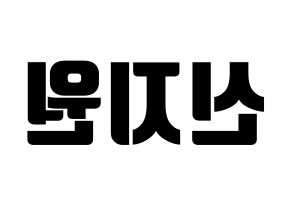 KPOP Berry Good(베리굿、ベリー・グッド) 조현 (ジョヒョン) コンサート用　応援ボード・うちわ　韓国語/ハングル文字型紙 左右反転