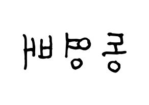 KPOP BIGBANG(빅뱅、ビッグバン) 태양 (SOL) k-pop アイドル名前 ファンサボード 型紙 左右反転