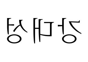 KPOP BIGBANG(빅뱅、ビッグバン) 대성 (D-LITE) 応援ボード・うちわ　韓国語/ハングル文字型紙 左右反転