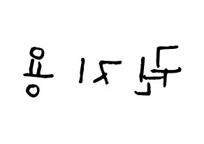 KPOP BIGBANG(빅뱅、ビッグバン) 지드래곤 (クォン・ジヨン, G-DRAGON) 無料サイン会用、イベント会用応援ボード型紙 左右反転