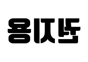 KPOP BIGBANG(빅뱅、ビッグバン) 지드래곤 (G-DRAGON) コンサート用　応援ボード・うちわ　韓国語/ハングル文字型紙 左右反転