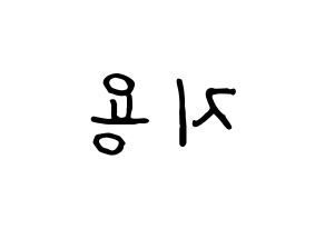 KPOP BIGBANG(빅뱅、ビッグバン) 지드래곤 (G-DRAGON) k-pop アイドル名前 ファンサボード 型紙 左右反転