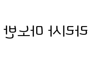 KPOP Black Pink(블랙핑크、ブラックピンク) 리사 (ラリサ・マノバン, リサ) 無料サイン会用、イベント会用応援ボード型紙 左右反転