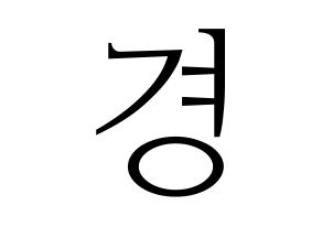 KPOP Block B(블락비、ブロックビー) 박경 (パッキョン) 応援ボード・うちわ　韓国語/ハングル文字型紙 通常