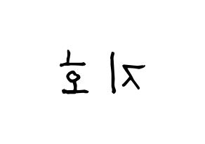 KPOP Block B(블락비、ブロックビー) 지코 (ジコ) 名前 応援ボード 作り方 左右反転