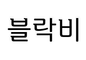 KPOP Block B(블락비、ブロックビー) ハングルボード型紙、うちわ型紙　作る方法、作り方 通常