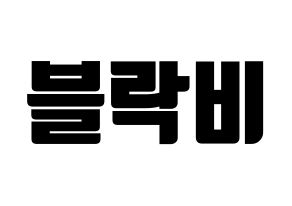 無料 KPOP Block B(블락비、ブロックビー) ハングルボード型紙、ハングルうちわ型紙 通常