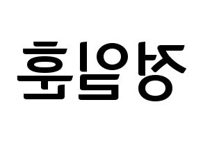 KPOP BTOB(비투비、ビートゥービー) 일훈 (イルフン) k-pop アイドル名前 ファンサボード 型紙 左右反転