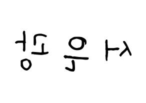 KPOP BTOB(비투비、ビートゥービー) 은광 (ウングァン) k-pop 応援ボード メッセージ 型紙 左右反転