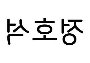 KPOP BTS(방탄소년단、防弾少年団) 제이홉 (チョン・ホソク, ジェイ ホープ) 無料サイン会用、イベント会用応援ボード型紙 左右反転