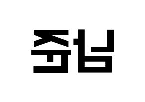 KPOP BTS(방탄소년단、防弾少年団) RM (アールエム) 名前 応援ボード 作り方 左右反転