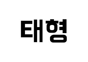 KPOP BTS(방탄소년단、防弾少年団) 뷔 (ブイ) k-pop アイドル名前 ファンサボード 型紙 通常