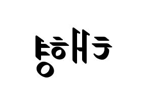 KPOP BTS(방탄소년단、防弾少年団) 뷔 (ブイ) 応援ボード ハングル 型紙  左右反転