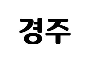 KPOP Cherry Bullet(체리블렛、チェリーバレット) 미래 (ミレ) コンサート用　応援ボード・うちわ　韓国語/ハングル文字型紙 通常