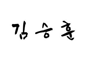 KPOP CIX(씨아이엑스、シーアイエックス) 김승훈 (キム・スンフン, スンフン) 応援ボード、うちわ無料型紙、応援グッズ 通常