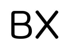 KPOP CIX(씨아이엑스、シーアイエックス) BX (イ・ビョンゴン, BX) 無料サイン会用、イベント会用応援ボード型紙 通常