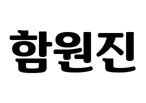 KPOP CRAVITY(크래비티、クレビティ) 원진 (ウォンジン) コンサート用　応援ボード・うちわ　韓国語/ハングル文字型紙 通常