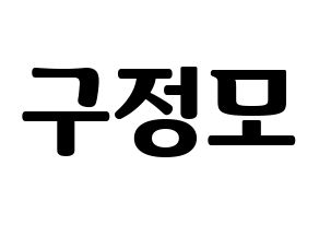 KPOP CRAVITY(크래비티、クレビティ) 정모 (ジョンモ) コンサート用　応援ボード・うちわ　韓国語/ハングル文字型紙 通常