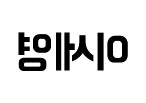 KPOP CROSS GENE(크로스진、クロスジン) 세영 (セヨン) k-pop アイドル名前 ファンサボード 型紙 左右反転