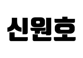 KPOP CROSS GENE(크로스진、クロスジン) 신 (シン) コンサート用　応援ボード・うちわ　韓国語/ハングル文字型紙 通常