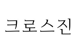 無料 KPOP歌手 CROSS GENE(크로스진、クロスジン) ハングル応援ボード型紙、応援グッズ制作 通常