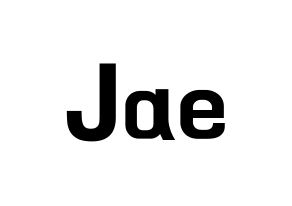 KPOP DAY6(데이식스、デイシックス) Jae (ジェイ) k-pop アイドル名前 ファンサボード 型紙 通常