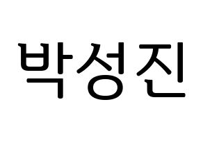 KPOP DAY6(데이식스、デイシックス) 성진 (ソンジン) プリント用応援ボード型紙、うちわ型紙　韓国語/ハングル文字型紙 通常