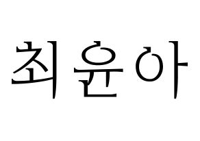 KPOP ELRIS(엘리스、エリス) 벨라 (ベラ) 応援ボード・うちわ　韓国語/ハングル文字型紙 通常