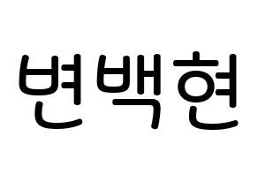 KPOP EXO-CBX(엑소-CBX、エクソ-CBX) 백현 (ビョン・ベクヒョン, ベクヒョン) 無料サイン会用、イベント会用応援ボード型紙 通常